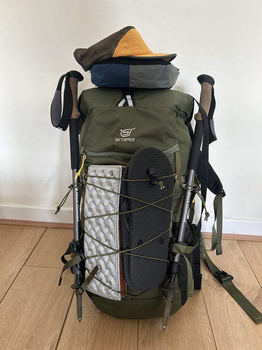 All packed and ready to go ! 
Cumbria Way 2024 🥾⛺️
03:00am alarm set 🤦🏼‍♂️ but will be worth it #walking #hiking #CW24 #CumbriaWay2024