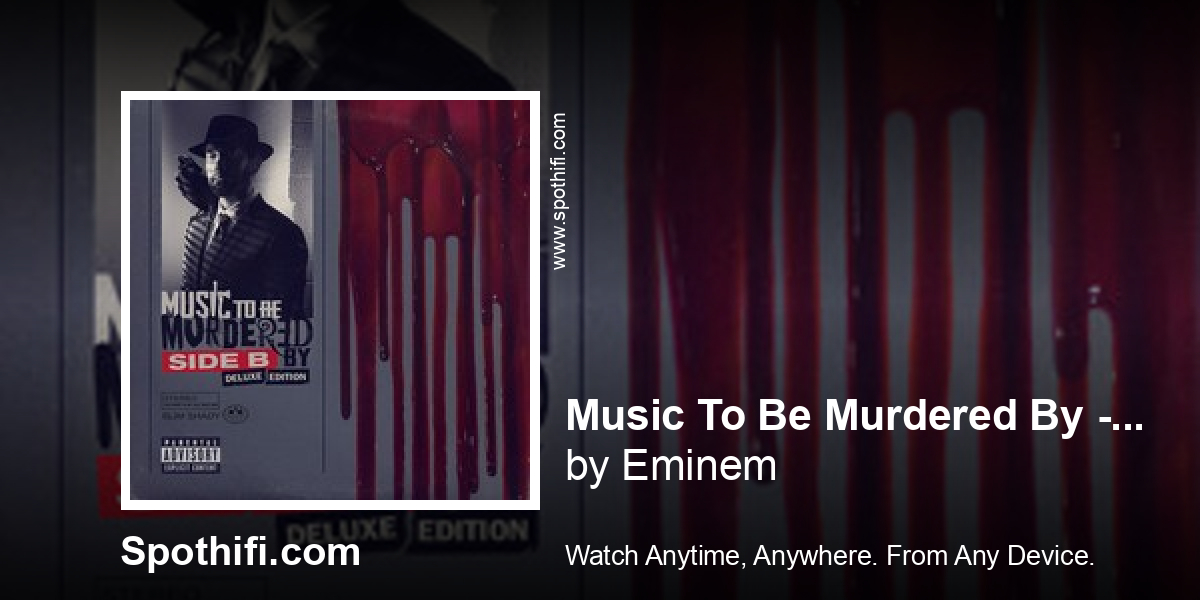 Music To Be Murdered By - Side B (Deluxe Edition) by Eminem tinyurl.com/36x2wd3v #Deluxe #Edition #Eminem #Murdered #Music #Side #Musik