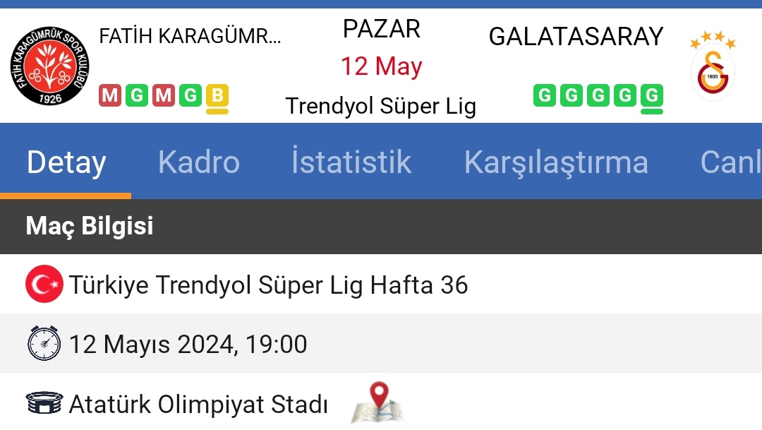 Bu sefer harbiden 119 yıllık Galatasaray tarihinin en önemli maçı...