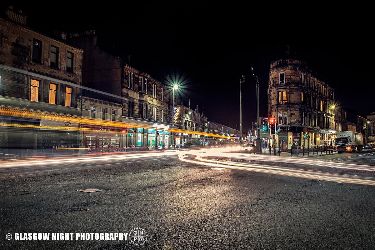 Shawlands cross light trails - November 2017