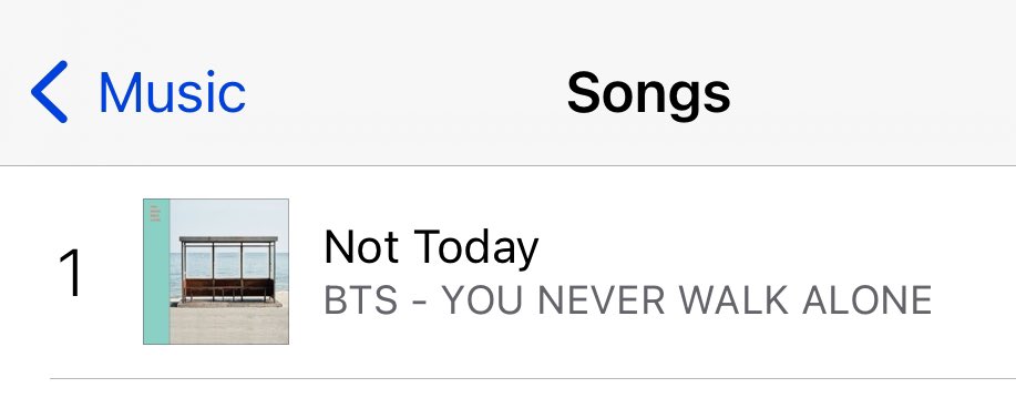 Not today by BTS has reached a new peak of #1 on iTunes UK Top Songs Chart, 7 years after its first release 🎉