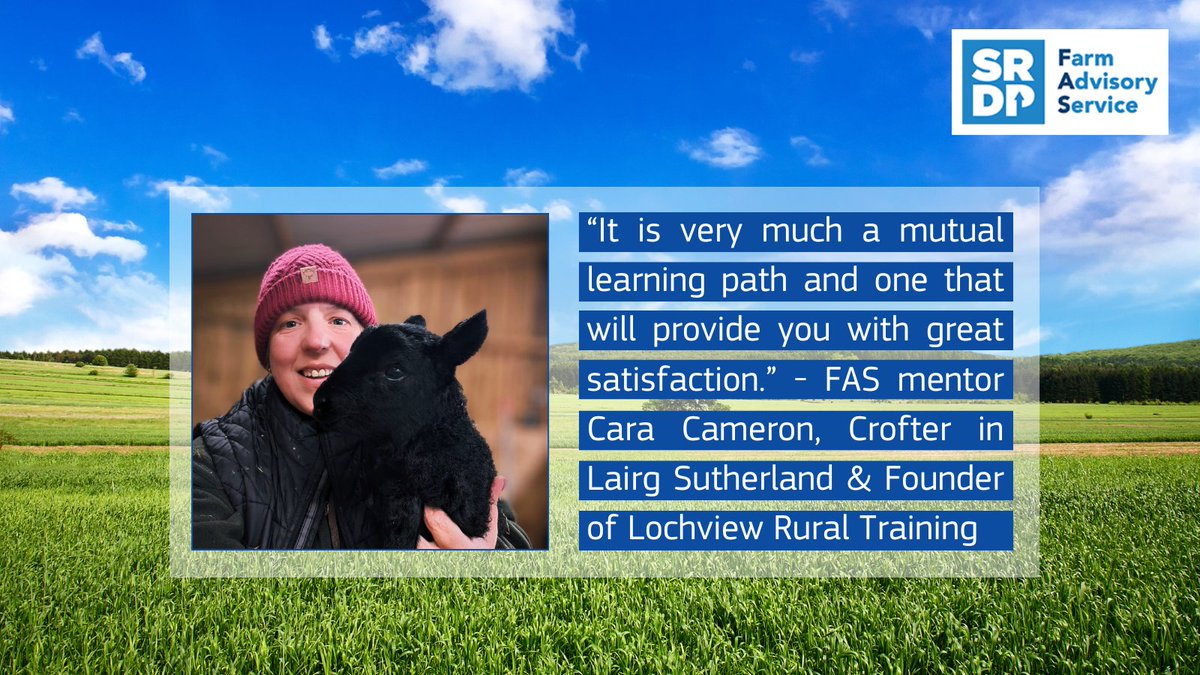 'It is incredibly rewarding to see your mentee progress.' FAS mentor Cara Cameron makes a meaningful impact on the farming community 👩‍🌾 whilst cultivating friendships, growing her network, and gleaning fresh ideas for her #ScottishFarming business fas.scot/downloads/sfas…
