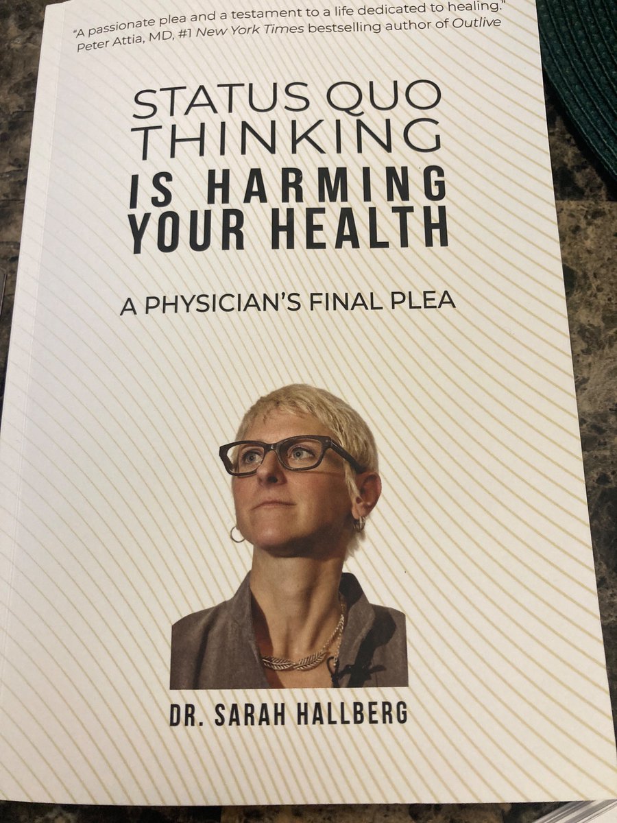 You all know that the incredible late Dr. Sarah Hallberg wrote a book, right? (If not, you know now!) I'm only a few pages in but I know it's going to be a powerful and worthwhile read. Beautiful & stirring foreword by @bigfatsurprise