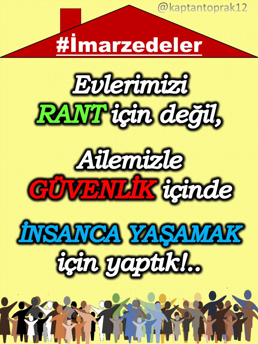 Çare; yıkım değil, çözümdür! @ihacomtr @dhainternet @ahaber @iscihaber @kamuhaberleri1 @HaberGlobal @trt @Haberturk @tv100 @nowhaber @halktvcomtr @tvnet @yirmidorttv @ulketv @RTErdogan