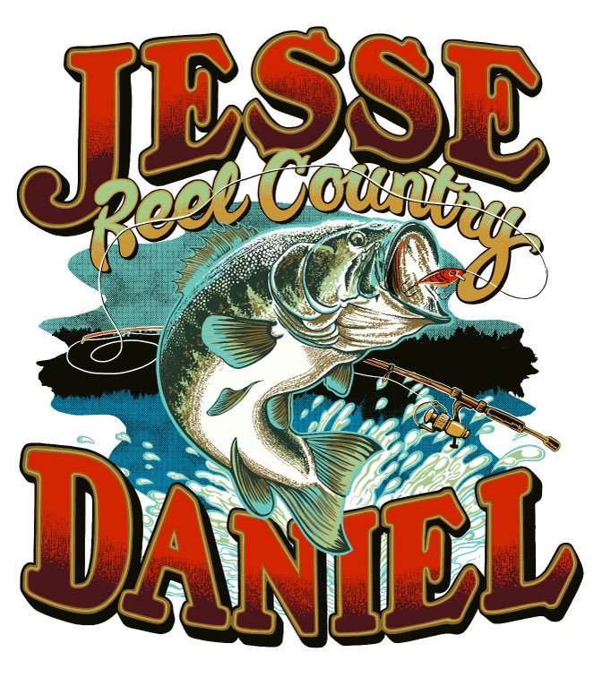 “Reel Country” Tees are in! More new shirts hats too! Check em out here: jessedanielmusic.com/store