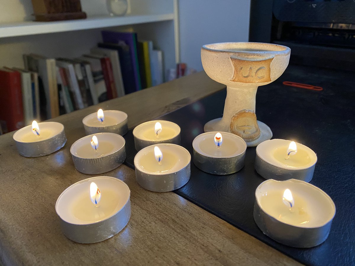 A blessing to lead the Unitarian Christian Association online worship tonight 🙏❤️🕯️