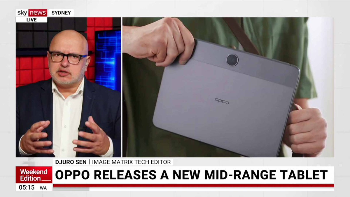 OPPO Australia's latest mid-range tablet, the OPPO Pad Neo, is now available in Australia and these are our first impressions. Full review video soon. imagematrix.tech/the-ideal-rati…
