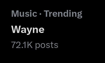 Wayne Moxxi has unreleased music yet becomes a trending topic. Incredible. Impressive!