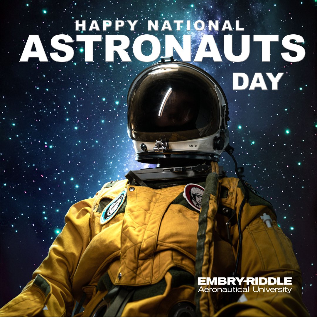 Here's to the trailblazers who defy gravity and push the boundaries of exploration. Happy National Astronauts Day to the fearless pioneers reaching for the stars and inspiring us all to dream beyond the sky. 🚀✨ #GoERAU #NationalAstronautsDay