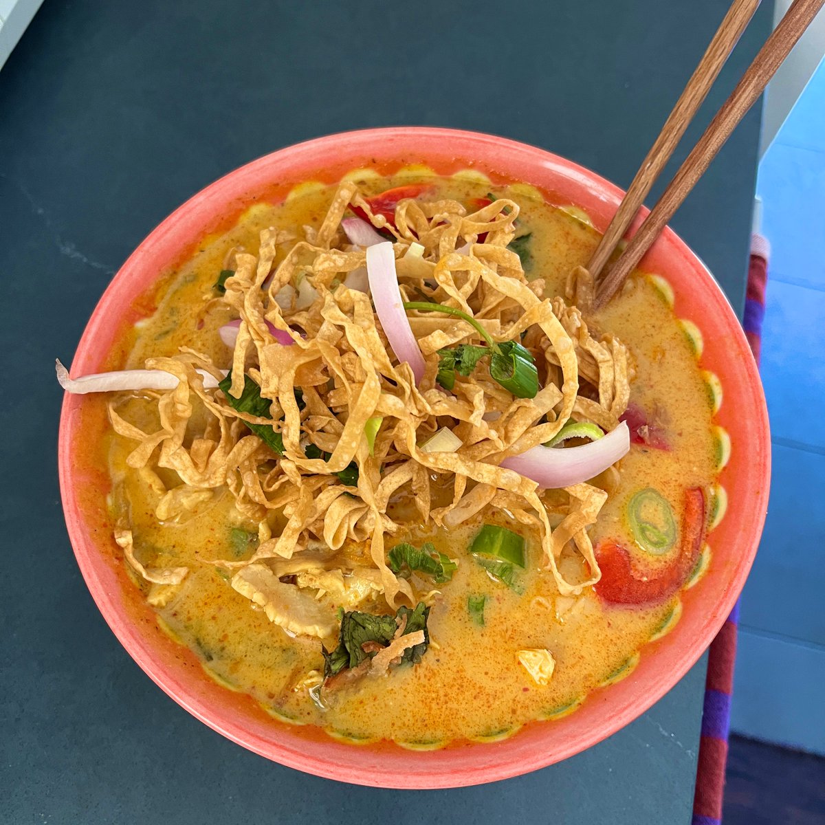 first order at chai thai noodles off international