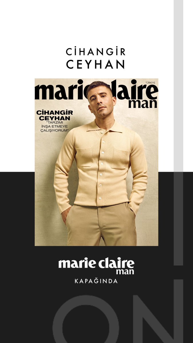 Cihangir Ceyhan, Marie Claire Man Kapağında🤍 #CihangirCeyhan