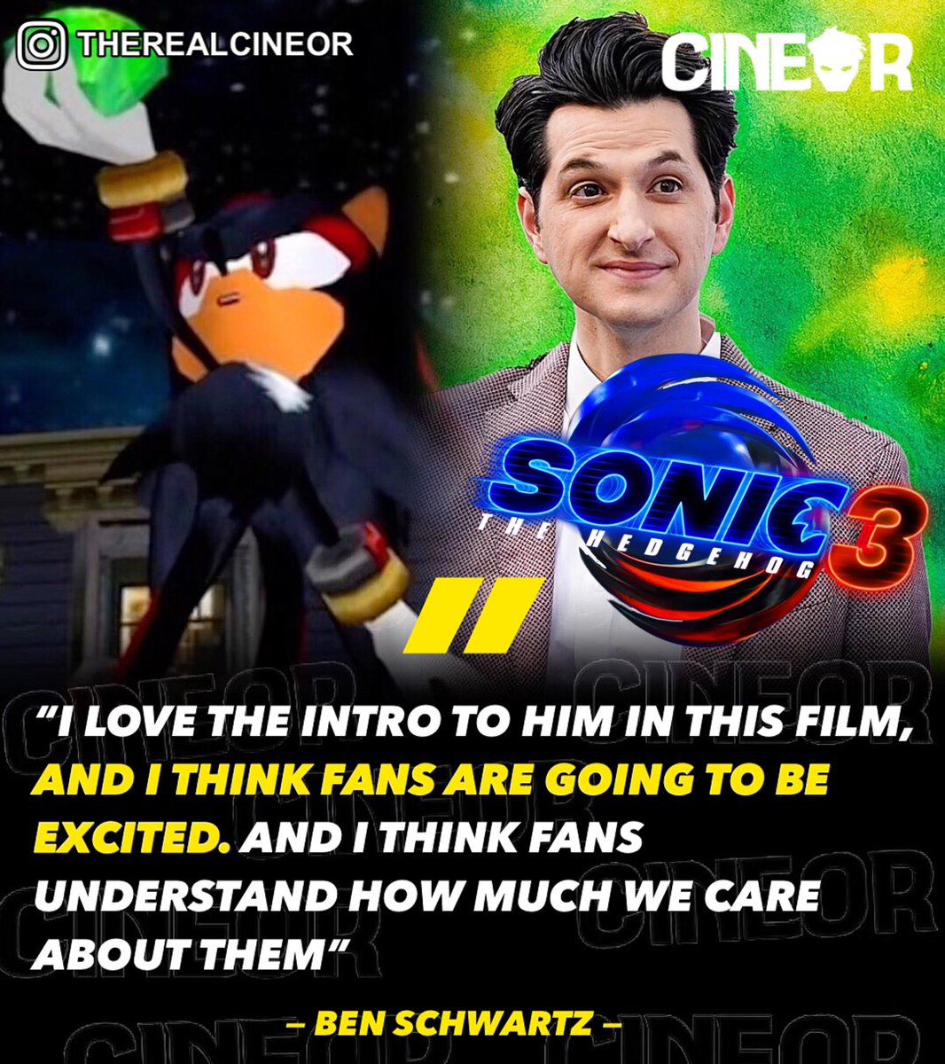 Ben Schwartz talks about Shadow’s intro in #SonicMovie3 👀🔥💙‼️

Read more on ScreenRant’s website 👀👇

screenrant.com/sonic-the-hedg…

#sonicadventure2 #SonicTheHedeghog #sonic3 #sonicmovie #shadowthehegehog #KeanuReeves #sonicnews #benschwartz