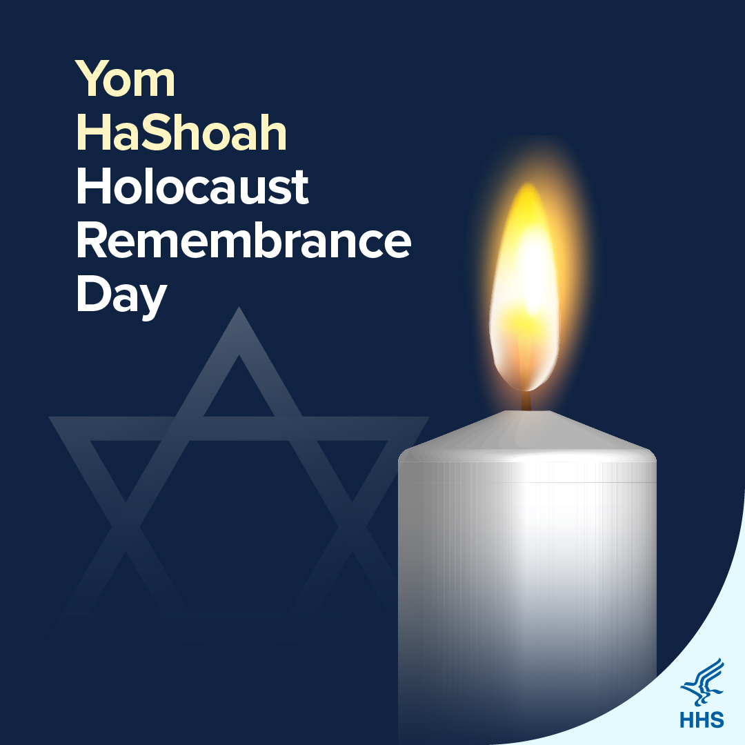 On Yom HaShoah, we mourn the 6 million Jewish victims of the Holocaust, and we renew our ongoing commitment to standing against all forms of bigotry.