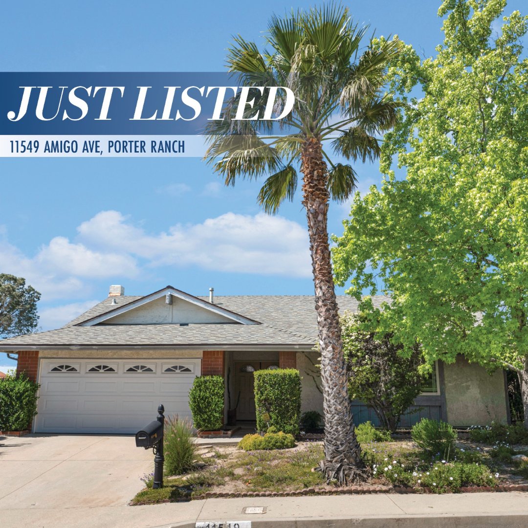 #JustListed & #OpenHouse Sun 5/5 2-5 PM | 11549 Amigo Ave, #PorterRanch | 3🛏️ | 2🛁 | 1,679 SF | Offered at $1,150,000
*
#TeamVitacco #RealEstate #LosAngeles #Realtor #LosAngelesRealEstate #LosAngelesRealtor #RealEstateAgent #LARealEstate #EquityUnion #EquityUnionRealEstate