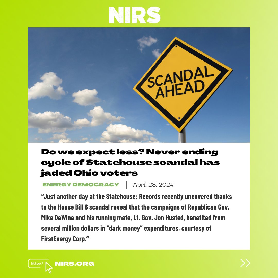 💡 Scandal after scandal leaves Ohioans expecting less, especially when it comes to their energy providers. Read more about the push for accountability in the energy sector. #EnergyDemocracy #UtilityTransparency 🏛️🔍
⚡️👉🏾 dispatch.com/story/opinion/…