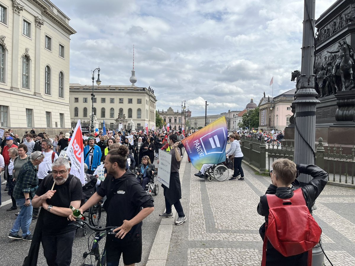 Kleiner Einblick vom #5Mai in #Berlin. #5Mai2024 #Demo #Protesttag