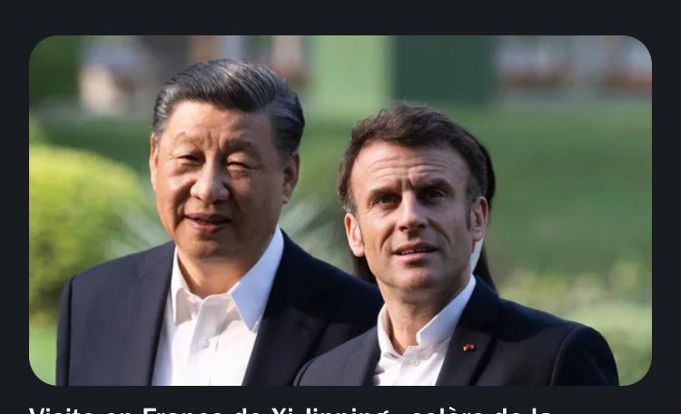 Les droits de l’homme, la France s’en moque. On le voit avec le « soutien inconditionnel » à la politique de Nethanyahu et, là, avec l’accueil de Xi Jinping. 
#StandWitbUyghurs
#FreeTibet
#StandWithHongKong
#StandWithHK