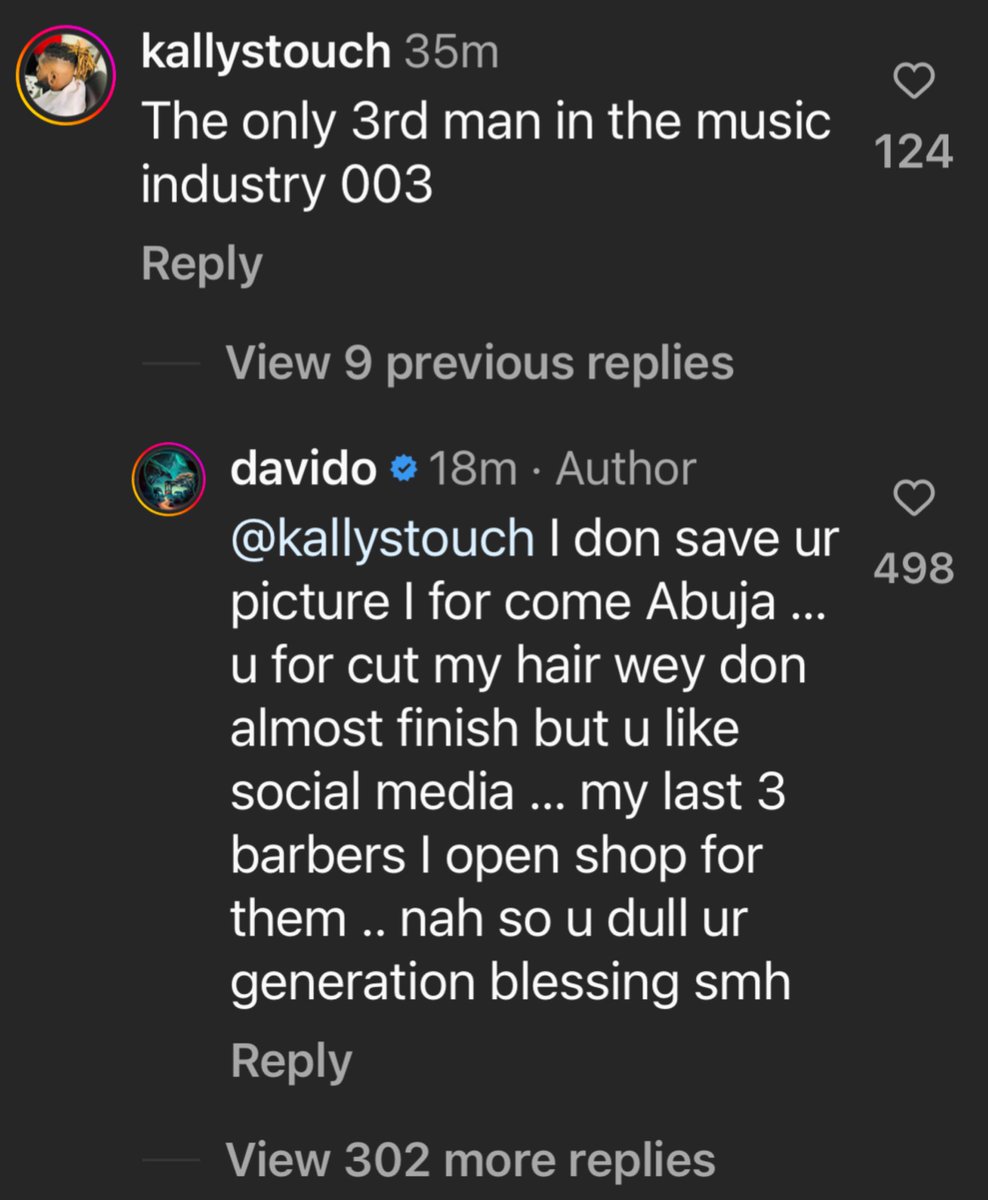 An Abuja barber just lost the opportunity to cut Davido’s hair after he called him 003.