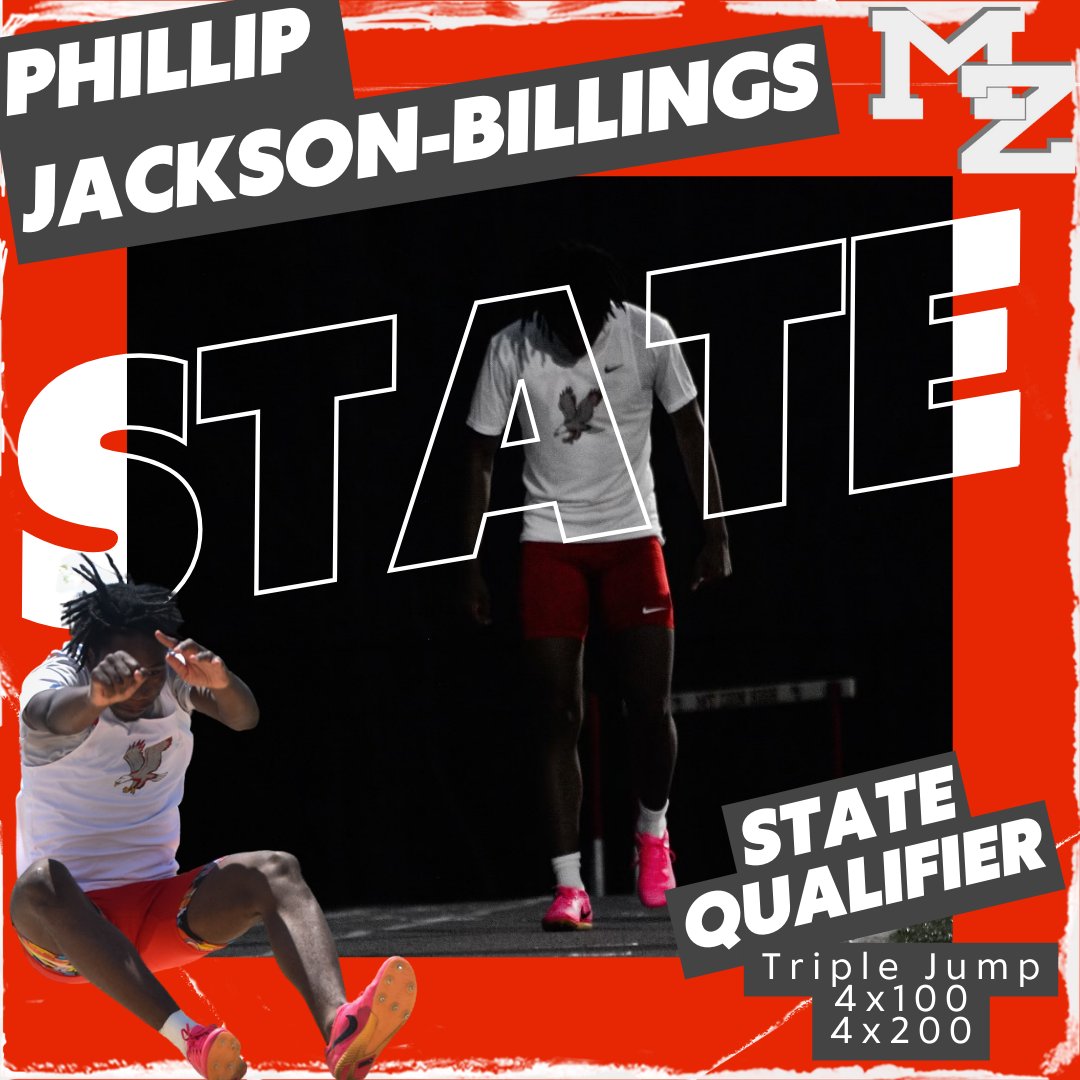 Congratulations to our athletes that qualified for STATE! This is the ultimate goal for any athlete. State will take place May 9-11 in Commerce, GA.