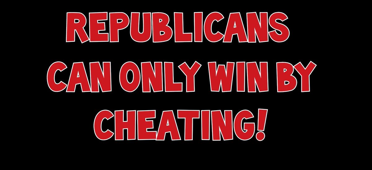 jcs2's tweet image. #RepublicansCheatToWin