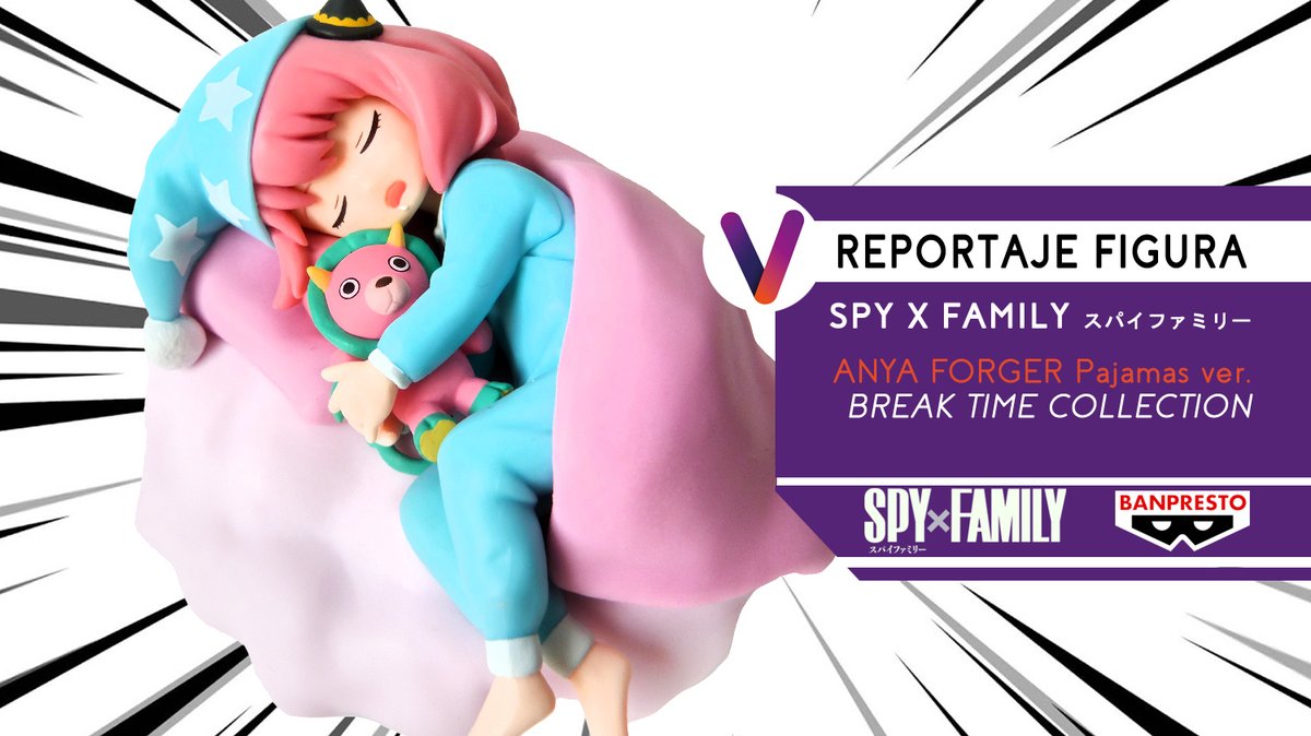 blogvisual's tweet photo. 🧸 Así es #AnyaForger de la colección #BreakTimeCollection. Perteneciente al manga y el anime "Spy X Family" (スパイファミリー), llega nuestra pequeña telépata favorita con esta adorable figura -Pajamas version- de 5 cm. de alto.

📸 https://t.co/5PzdkSpzho 🌐 @banprestospain https://t.co/xayaVUCpLs
