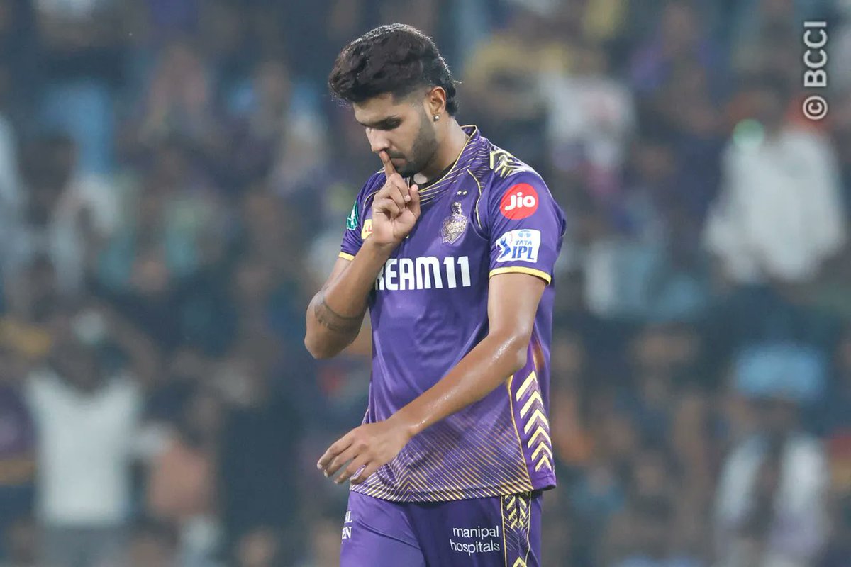 Varun - 16 wickets.
Narine - 14 wickets.
Russell - 13 wickets.
Harshit - 13 wickets. 
Starc - 12 wickets.
Arora - 9 wickets.

Each & every bowler of KKR performing as a unit in IPL 2024. 🫡