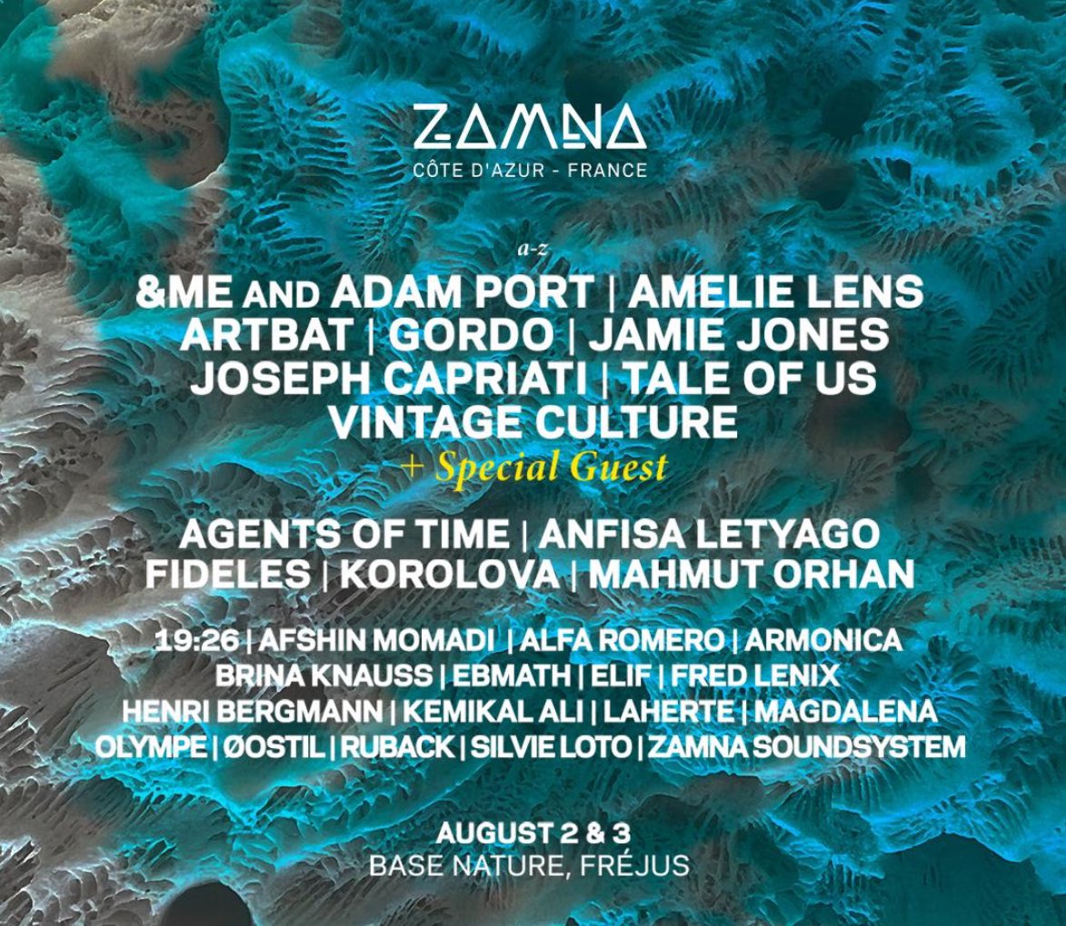 Tempted to fuck off for my birthday and solo send it to the south of France for Zamna with this crazy line up.