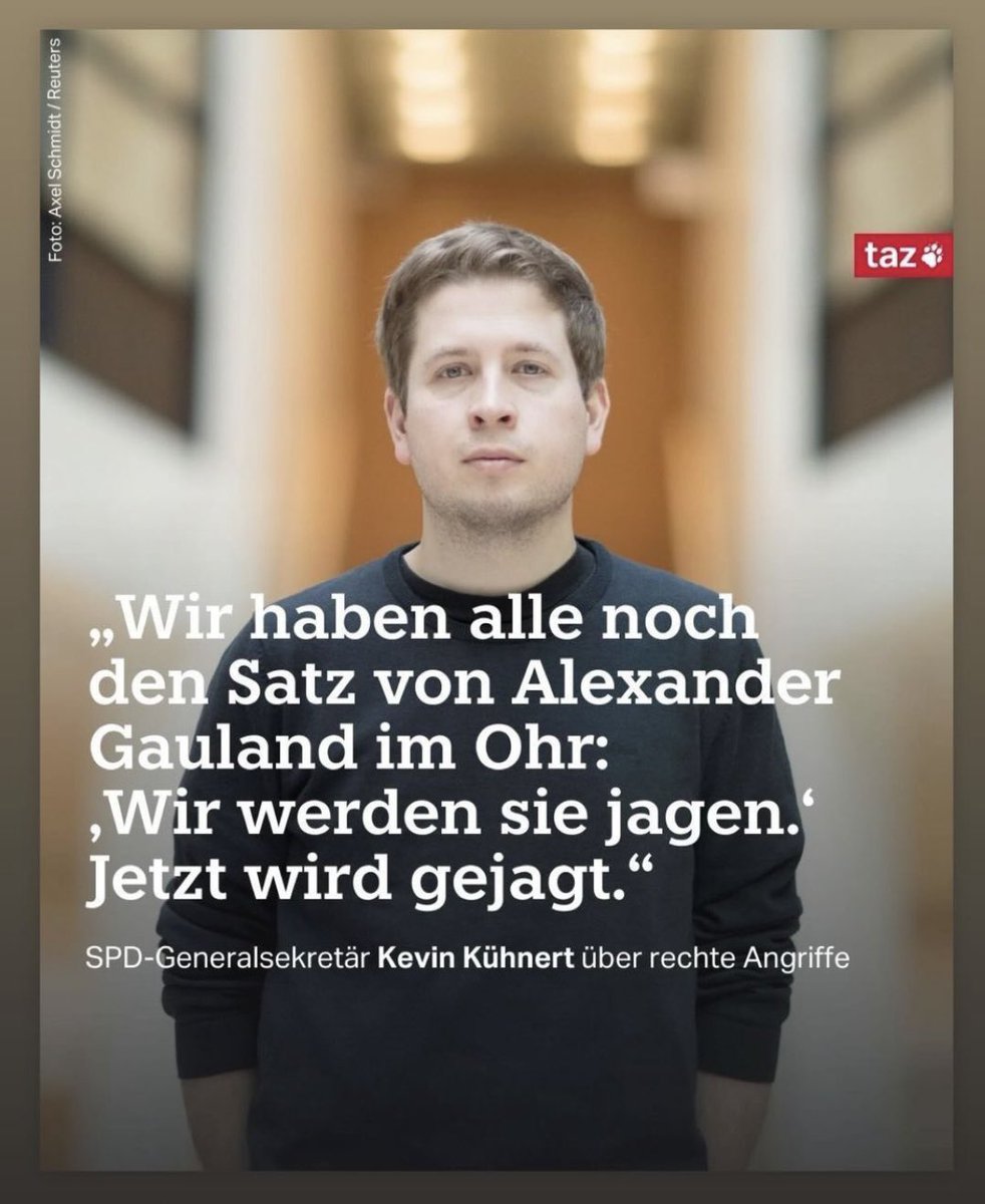 ‼️
Dieser unsägliche Satz von #Gauland ist aktueller denn je:
#MatthiasEcke 

#Demokratie 
#niemehrfaschismus 
#WirSindDieBrandmauer 
#kevinkuehnert 
@spdde 
@tazgezwitscher