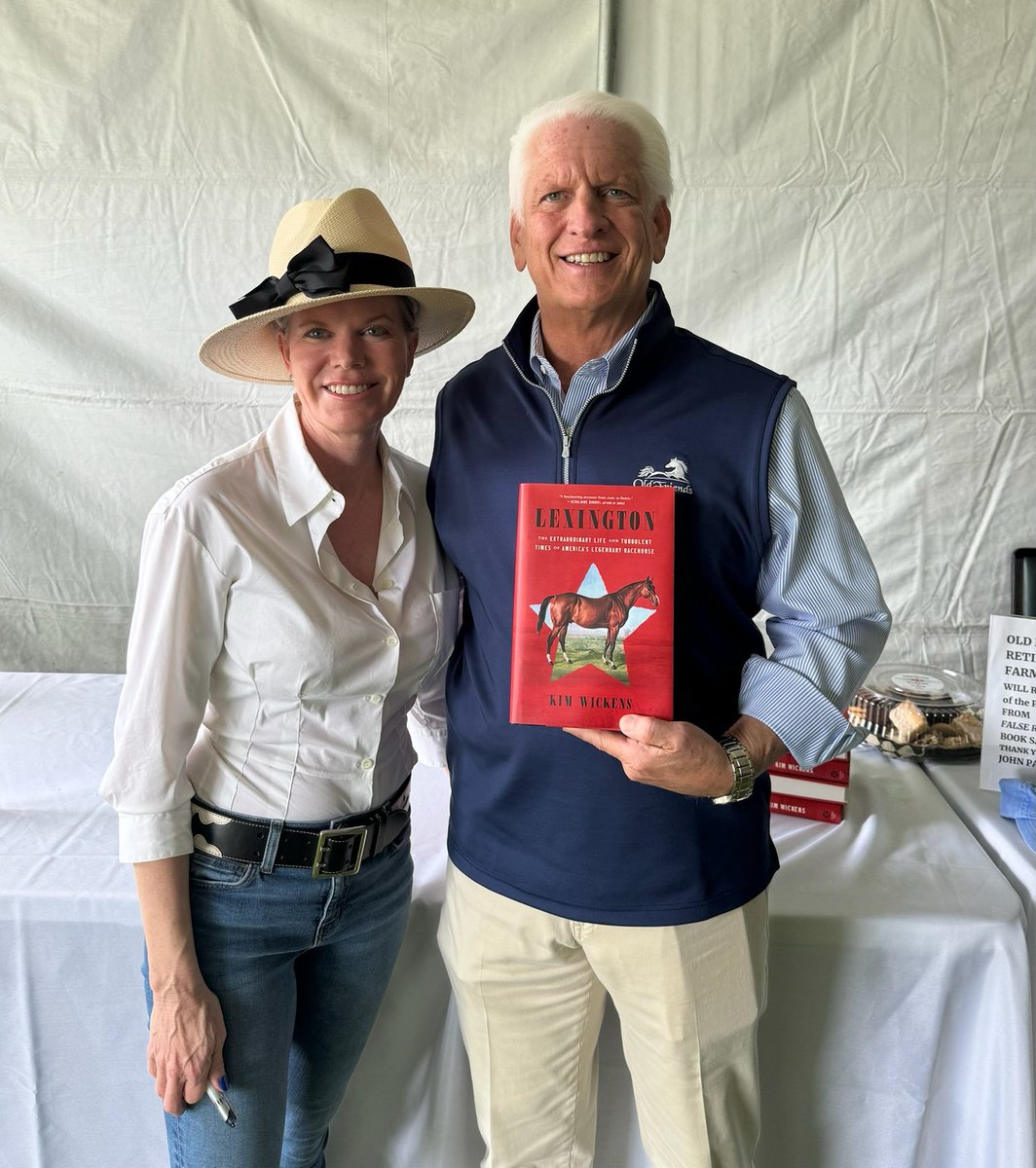 Stop by and support @Oldfriendsfarm today at their homecoming. Come meet John Nicholson, OF new president, and some champion horses. #horseracing , #KentuckyDerby150 , #horses