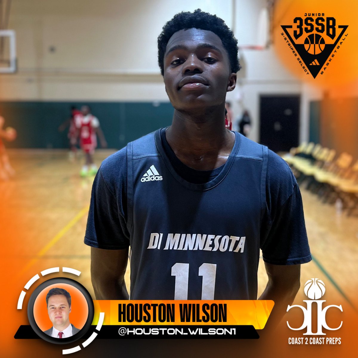 D1 Minnesota marches on to the 14U @Jr3SSB Birmingham semifinals thanks to the help from 6’3” Emmanuel Oyesanmi. One of his teams go to scorers and also one of the top defenders on his team. Can guard multiple positions. @Coast2CoastPrep
