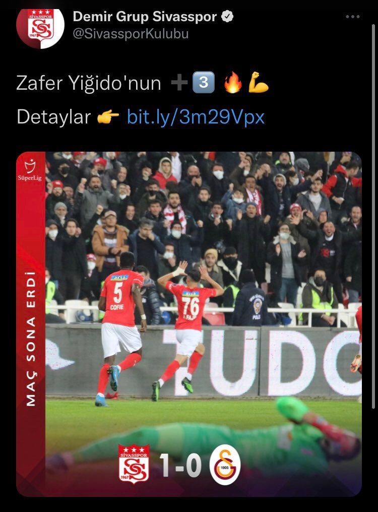 adsizovski's tweet photo. Unutacağımızı mı sandınız? Acısı büyük olur! @Sivasspor 

#GSvSVS https://t.co/wGGldnhs6b