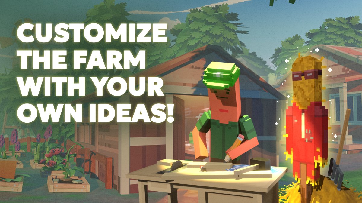 Game-changing Contest: Create-Your-Scarecrow!🐦‍⬛️✨ Customize ✏️ your farm and have your scarecrow idea featured in the game! 🕹 🌟RT, Like & Follow @ChainersGame 🌟Describe your scarecrow concept in the comments below to win big and see it come to life in-game. 🌟Drop your