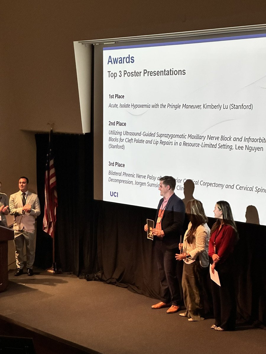 Congratulations to @stanfordanes residents Drs. Lu and Nguyen for taking first and second place in poster awards at #WARC2024 conference!