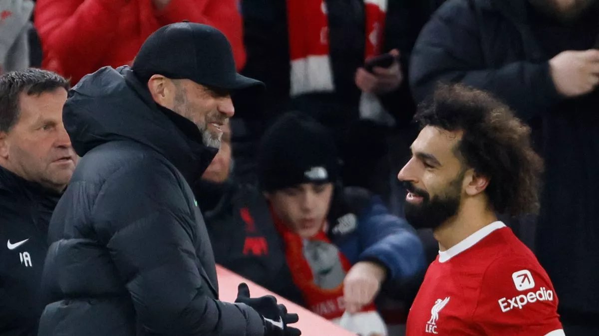 Klopp on Salah’s performance: 'Mo [Salah] was outstanding, he played a really good game. His side with Harvey [Elliott] was good. I was pleased for him. None of the boys want to play not great, why would they? Mo showed what he is capable of”