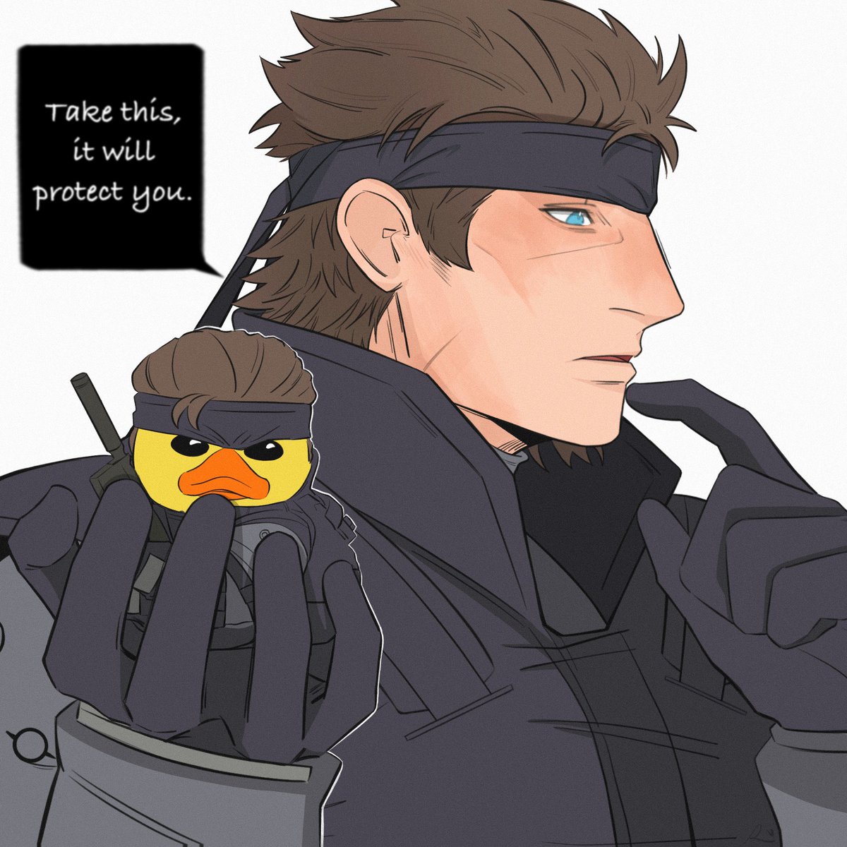 Maybe it will (? #mgs #solidsnake 有点ooc但是爽了