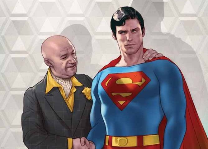 Christopher Reeve's Superman in comicbook form