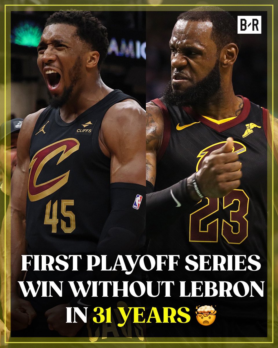 Cavs FIRST playoff W without LeBron since 1993 😳