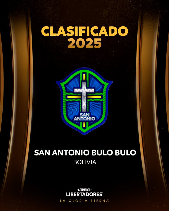 San Antonio Bulo Bulo, primeiro classificado para a Libertadores 2025