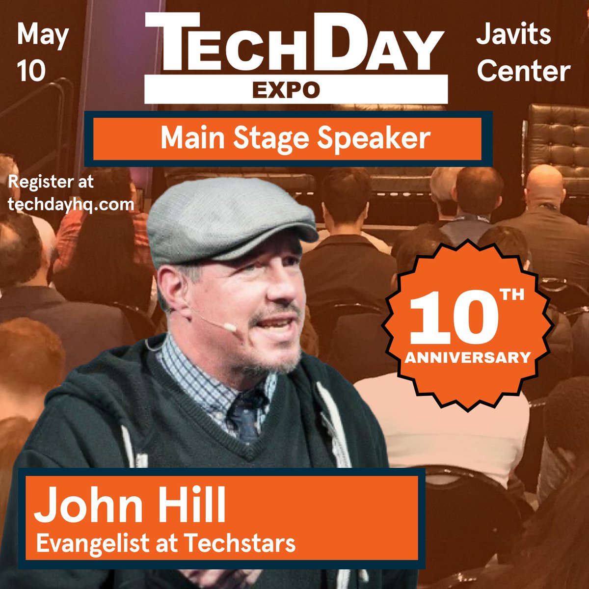 Catch @techstarsjohn, Evangelist at @Techstars, will be on the No Time Like the Present panel explaining why now is the time to build and invest in NYC. Only on the #TechDay Main Stage. Register today: techdayhq.com/expo-attendee-…