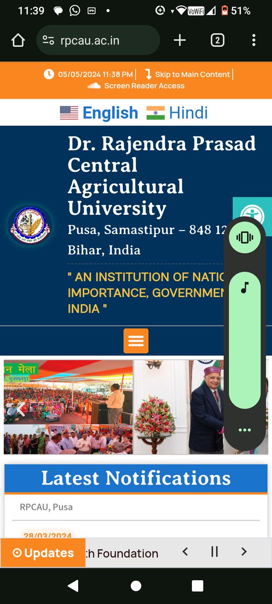 Why #USAFlag on #university website @AgriGoI @PMOIndia