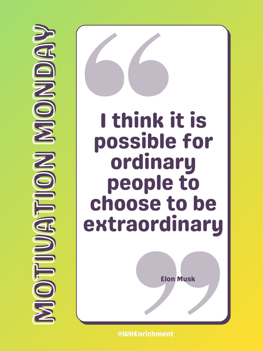 Happy Monday, Panthers! 🐾

#WHEnrichment #WHPantherPride #MotivationMonday