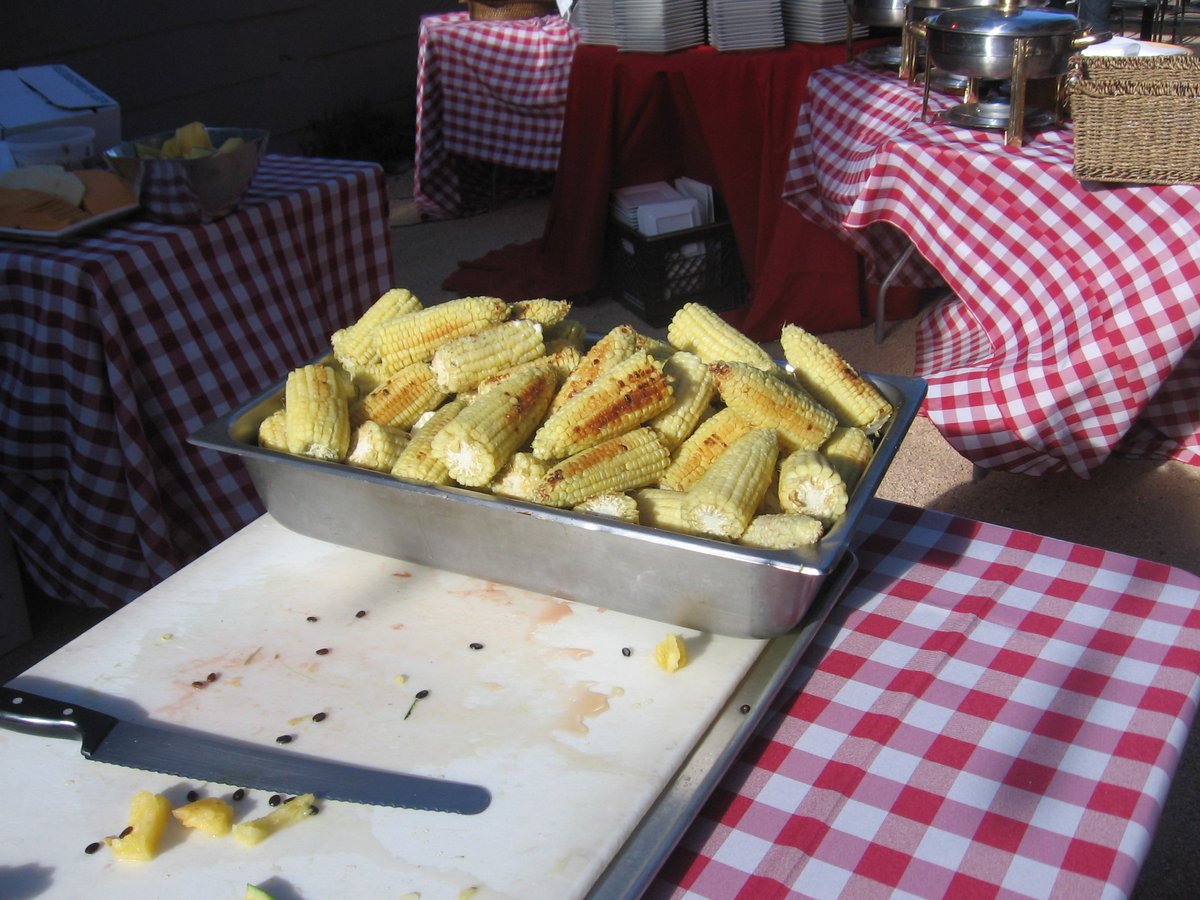 🌽 When Plants vs. Zombies came out for Xbox, @GarthChouteau organized a release event.

One of my favorite parts was the 'Cornpult on the Cob' being grilled by a chef who was wearing an apron that depicted a zombie grilling brains.

#PlantsvsZombies #PvZ15th