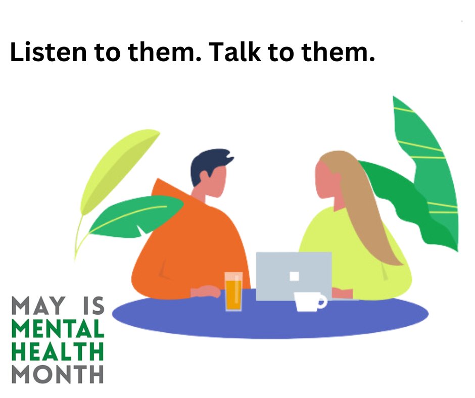 You play role in the mental health of your family and friends. Be their support: dhs.wisconsin.gov/mh/phlmhindex.… #MHM2024 #MentalHealth4All #MentalHealthAwarenessMonth #Together4MH