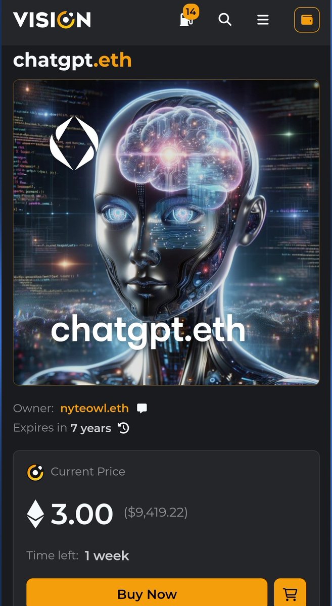 Openai sold for 15 eth. Everyone out there again....well i have touristai, i have mustangai, so glad i bought futureai Why? All those literally have nothing to do with openai But chatgpt does....just sayin