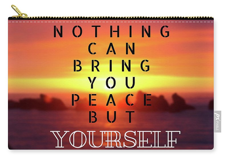 Nothing can bring you peace but yourself. #SundayThoughts #SundayMotivation #ThinkBIGSundayWithMarsha #WeekendWisdom #Peace #GoalAchieversCommunity