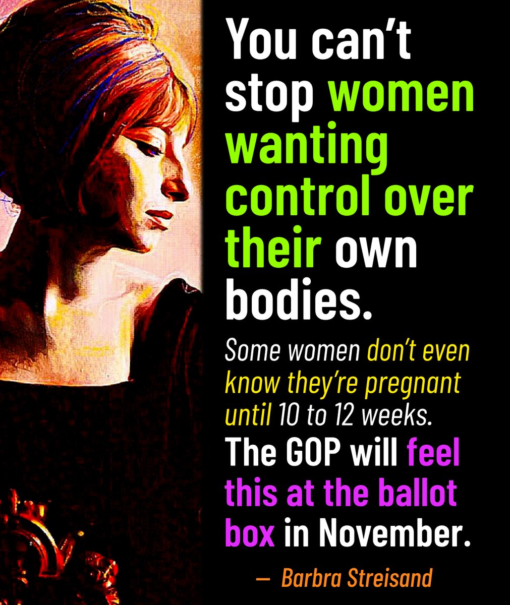 🟥🟥🟥
Trump is very clear about his intentions. He will try to install a government dedicated to himself not the American people or the rule of law
— @BarbraStreisand