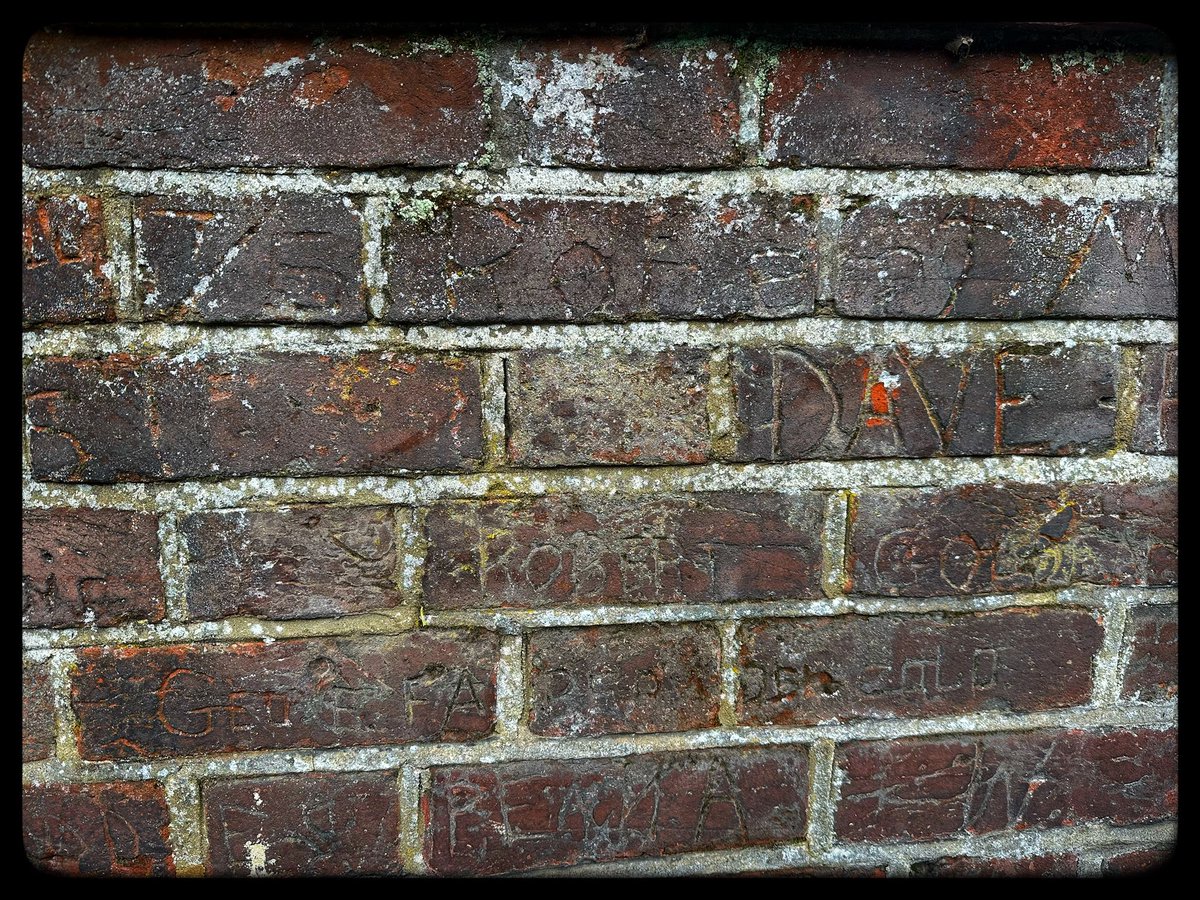 The ‘D-Day’ wall in Southampton. On it are carved the names of many Americans who left their mark prior to embarkation. They include a number of the drivers of the 106th infantry division (such as W E Shirk) Top research by Maritime Archaeology Trust. maritimearchaeologytrust.org/ddaywalls/