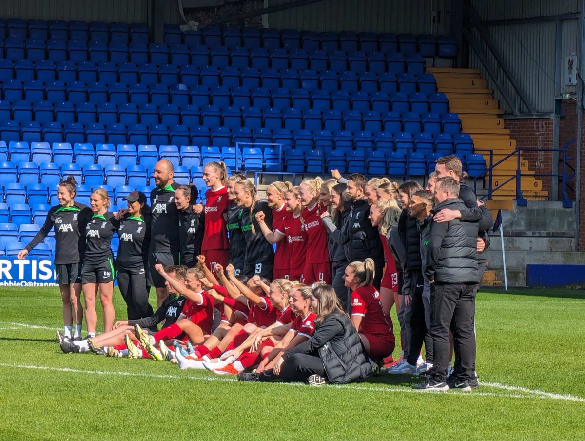 End of an era at Prenton Park. Amazing to finish on a Win!! Another great performance. 1 more away game to go ⚽️💪🏻💫❤️ @LiverpoolFCW @LFCWSC @Ceriholland_11