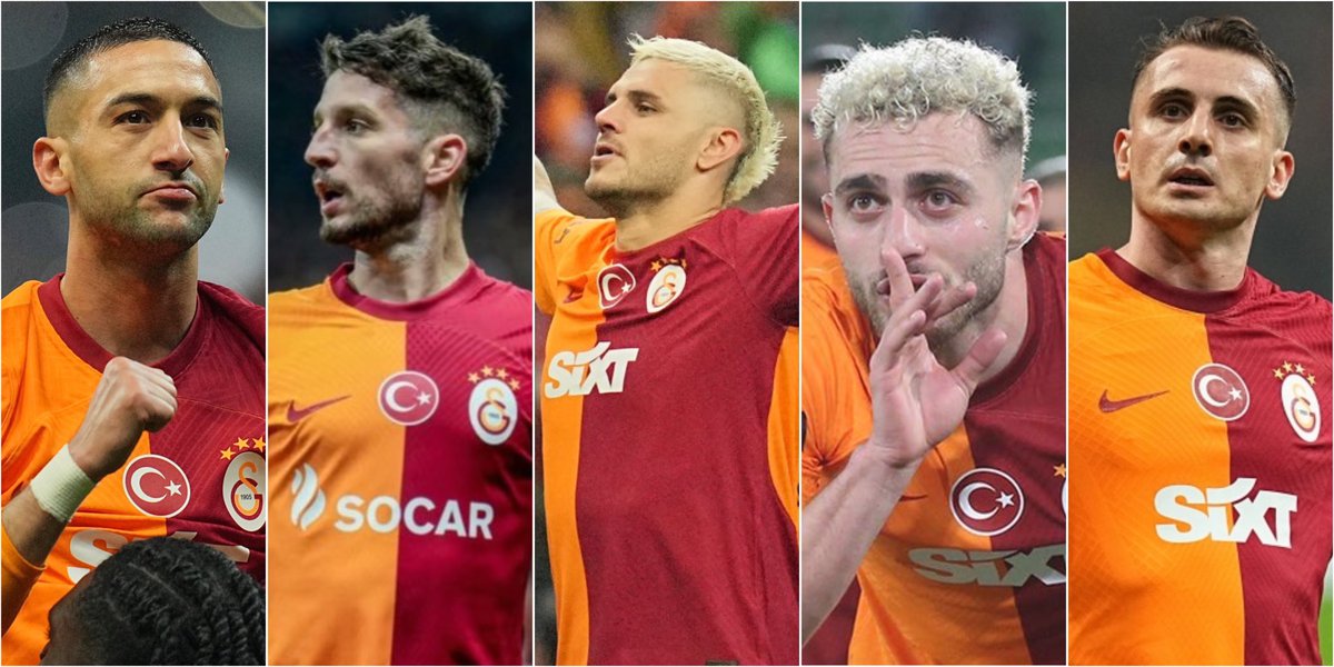 🔥 Galatasaray’ın hücum silahları alev alev! Hakim Ziyech 2 gol attığı maçta hem açılışı yaptı hem de muhteşem bir golle taraftarı ateşledi. Dries Mertens sezonu kapattı derken 2 gol 1 asist yaptı ve yaşlı kurtun kolay kolay bitmeyeceğini gösterdi. Mauro Icardi ise tam olarak…