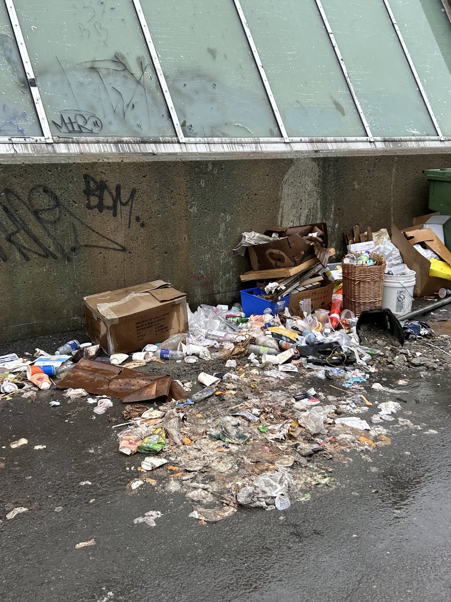 Allô @Arr_RosemontPP ! Ça c’est la ruelle derrière la rue Chateaubriand, à la sortie du métro Jean-Talon. C’est pas mal toujours comme ça. Et c’est répugnant.